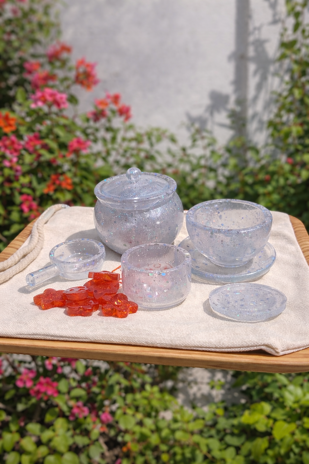 Resin Tea Set